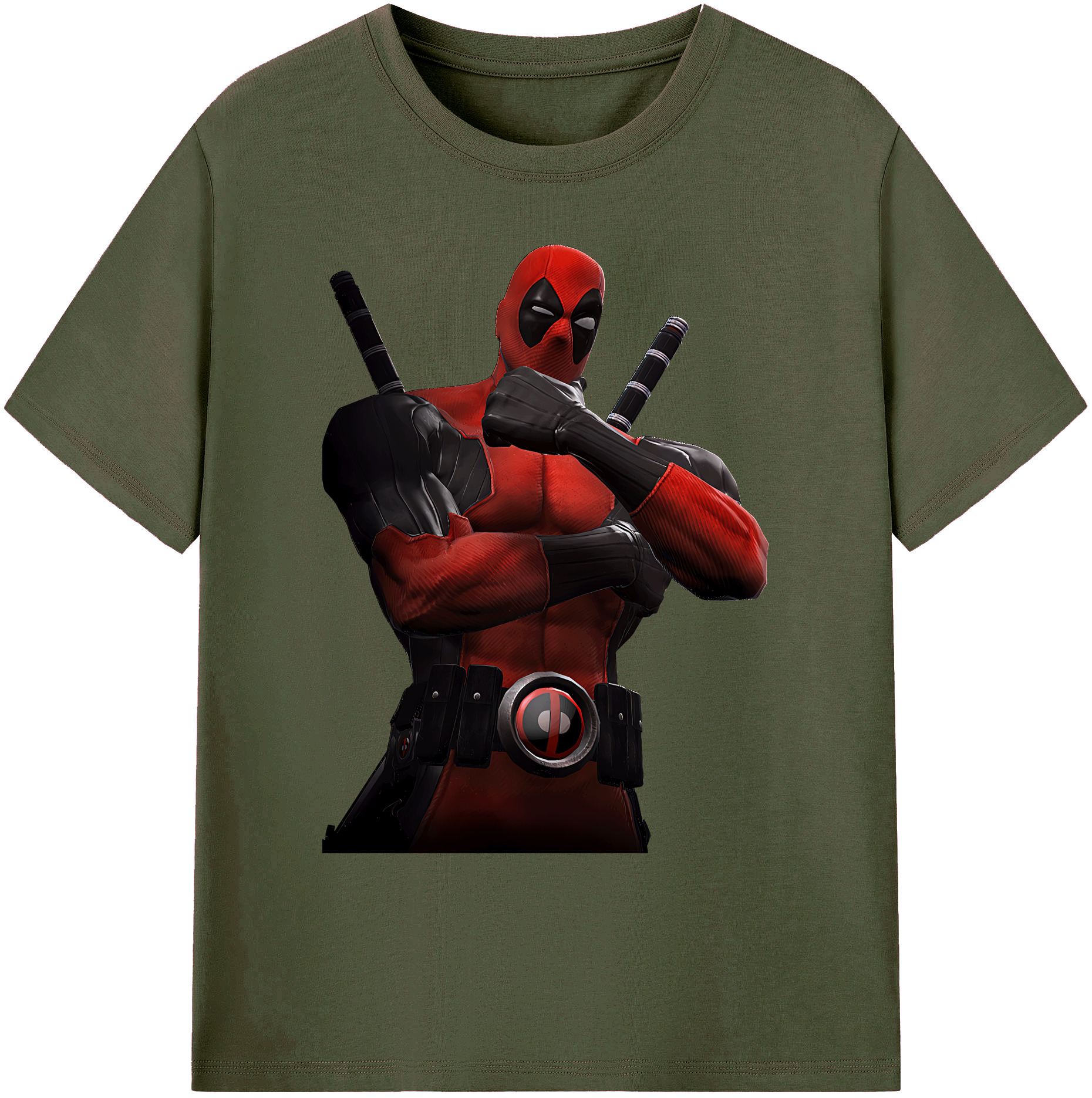 （画像用） Deadpool デッドプール 綿100％ メンズ半袖Tシャツ｜肌触りやわらか＆通気性